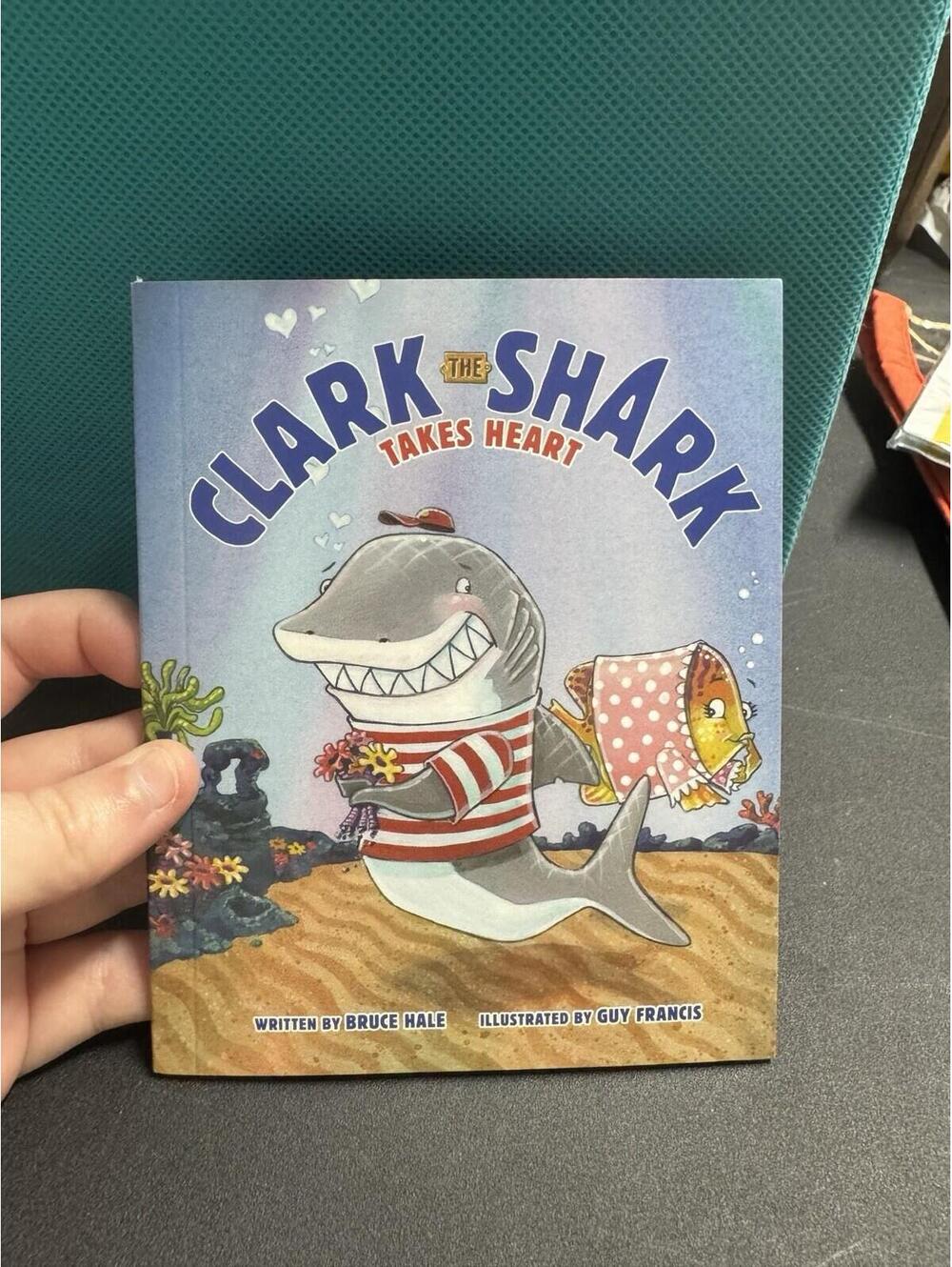 Clark The Shark Takes Heart Happy Meal Book